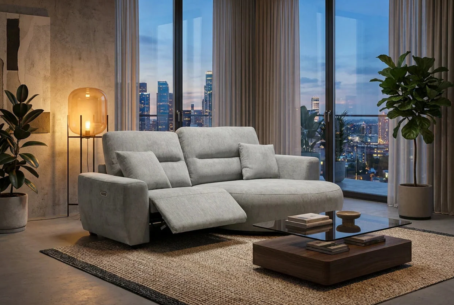Denver Electric Recliner Chaise Lounge - Left or Right Hand Chaise