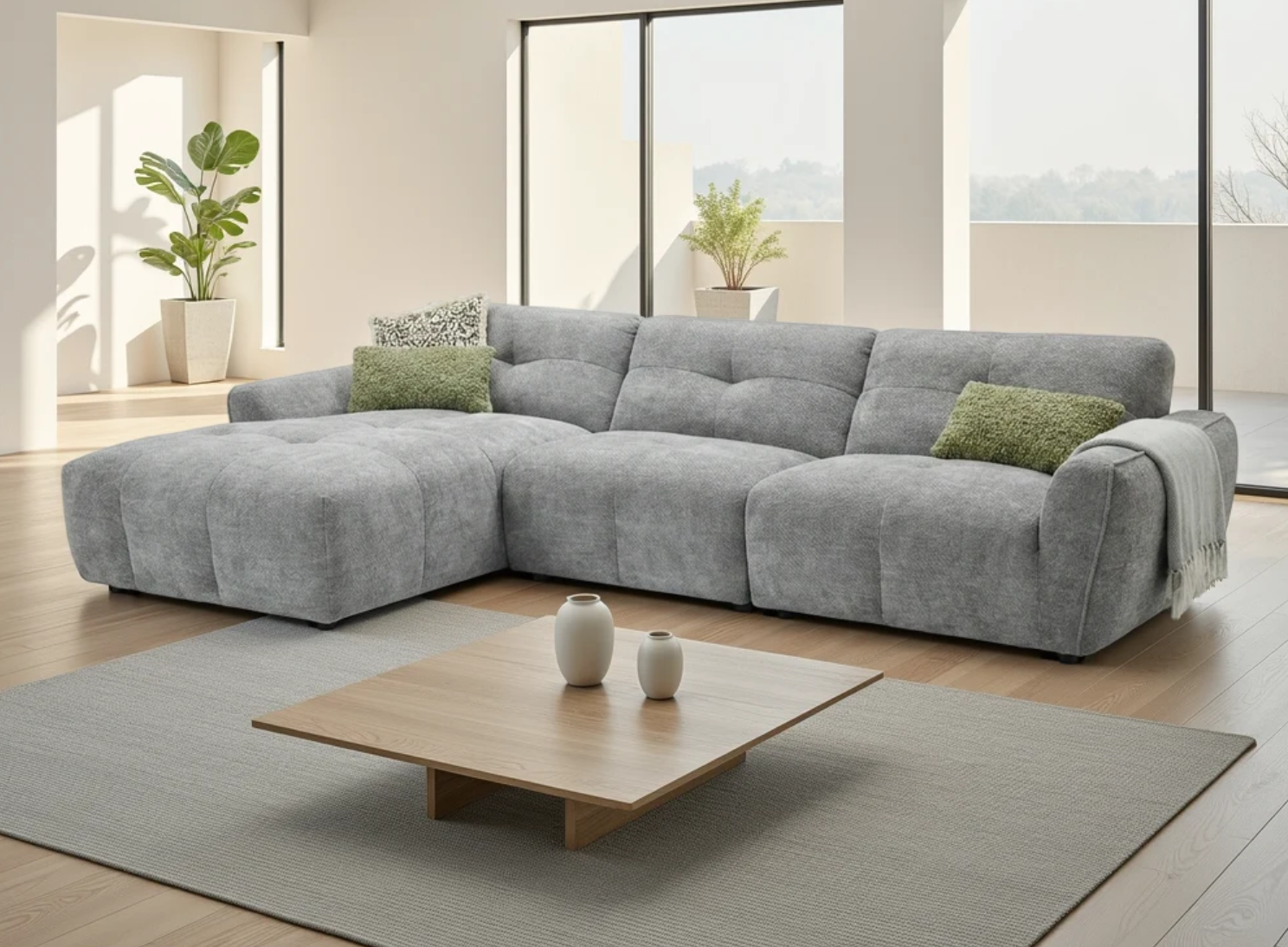 Montana Bubble Chaise Lounge Sofa Collection - Right and Left-Hand Configuration