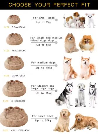 Fluffy Bed with Raised Sides | Cozy Comfort for Dogs & Cats