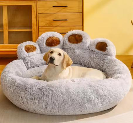 Fluffy Bed with Raised Sides | Cozy Comfort for Dogs & Cats