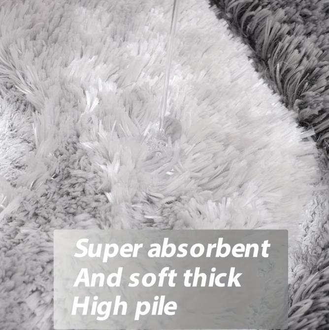 2 Pack Luxury Chenille Bathroom Rugs – Ultra Soft & Highly Absorbent