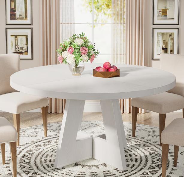 Modern Round Dining Table | Wooden Kitchen & Dining Table