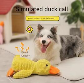 Dog Sleeping Companion Toy – Plush Duck for Comfort & Play