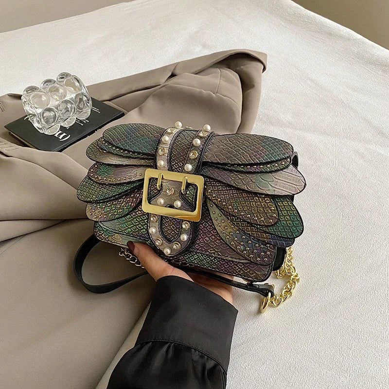 Handmade Rivet Butterfly Wing Crossbody Bag | Women's Designer Shoulder Bag | 8 Colours