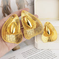 Gold Plated Earrings Ring Set for Women