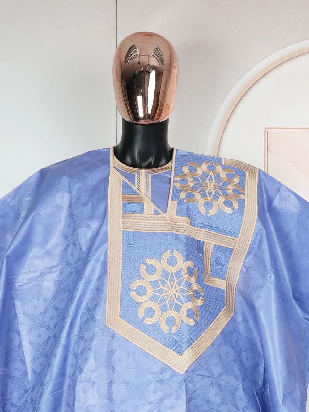 African Traditional Muslim Men Ramadan Embroidery Thobe Bazin Riche Outfits 3PCS Robe Suit Agbada