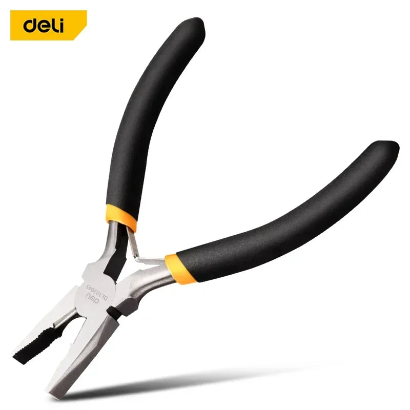 DeLi 1 Piece Multifunctional Hand Tools Jewelry Pliers Equipment Round Nose End Cutting Wire Pliers For Handmade Making Accessor