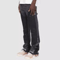 Men's Fashion Jeans Work Pants, European and American Fashion Workwear Elastic