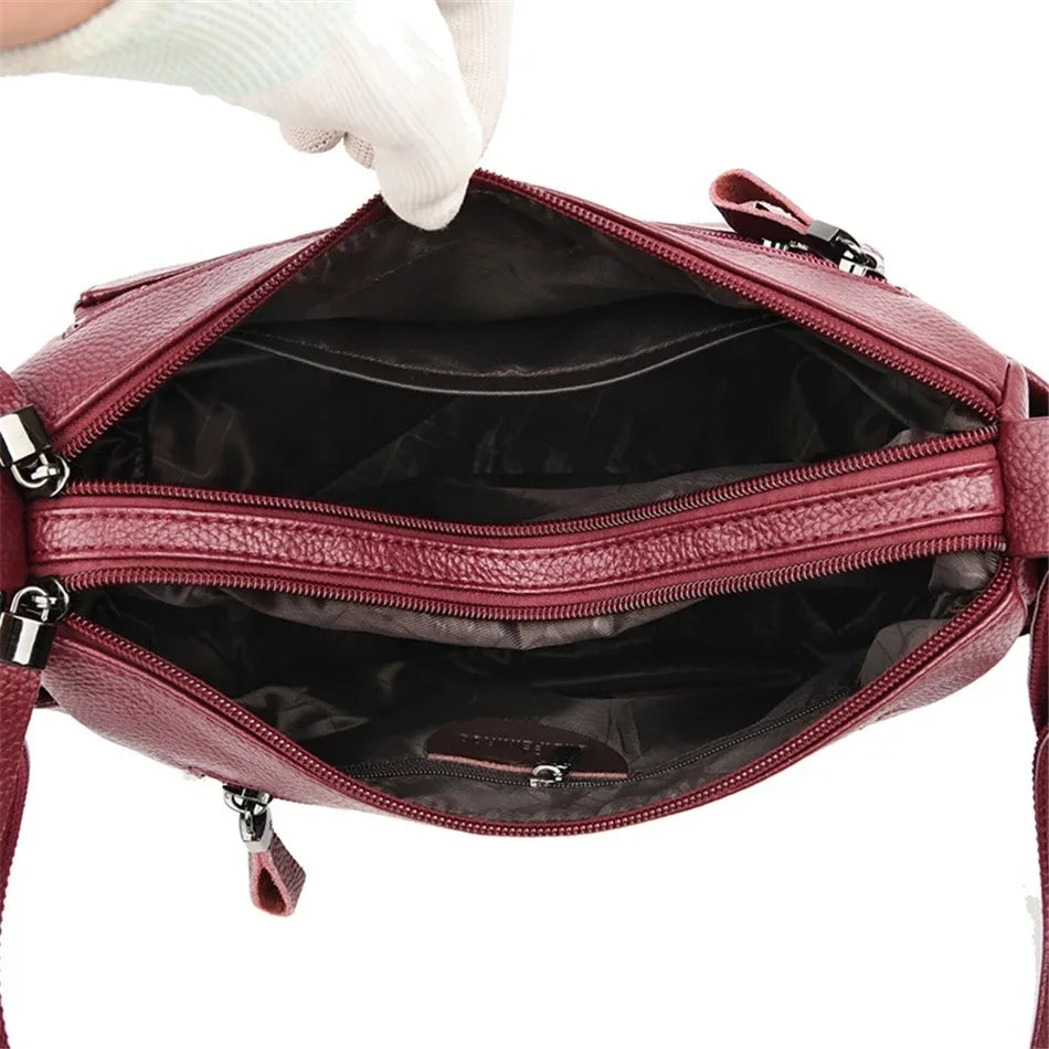Genuine Brand PU Leather Sac Luxury Handbags Women Bags Designer Shoulder Crossbody Hand Bags for Women 2022 Purses and Handbags