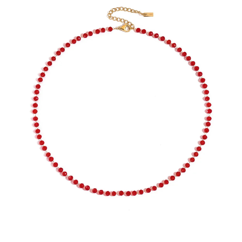 Crystal Beads Necklaces