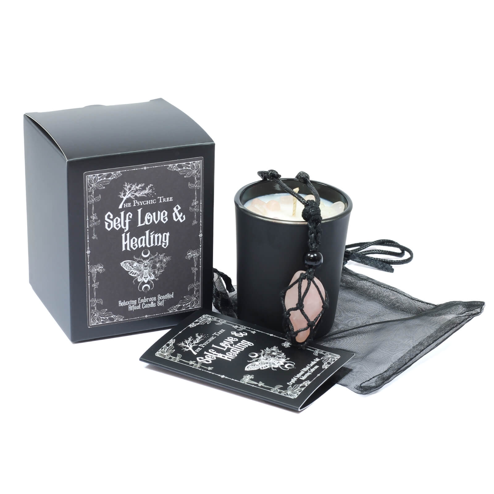 Self-Love & Healing - Crystal Infused Ritual Candle Set