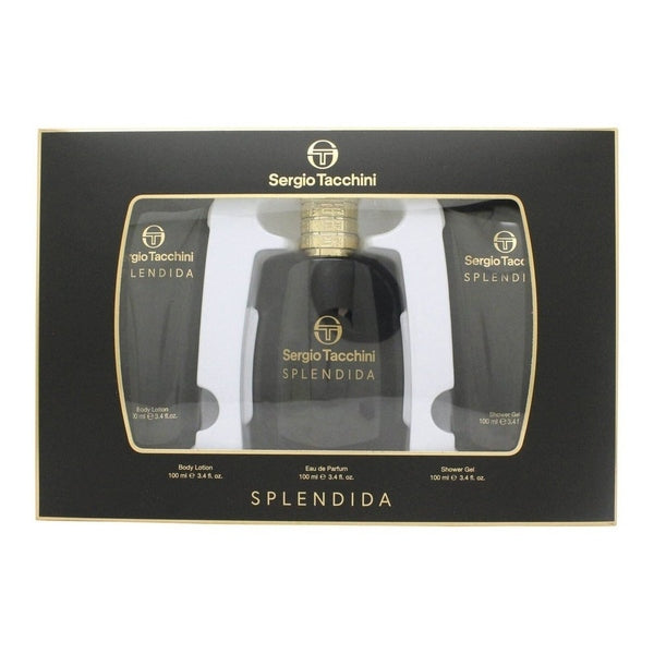Sergio Tacchini Splendida Gift Set 100ml EDP + 100ml Body Lotion + 100ml Shower Gel