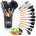 Upgrade your kitchen with our 12-piece Silicone Cooking Utensils Set!