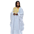 African Attire For Women Bazin Riche Embroidery Plus Size Elegant Party Church
