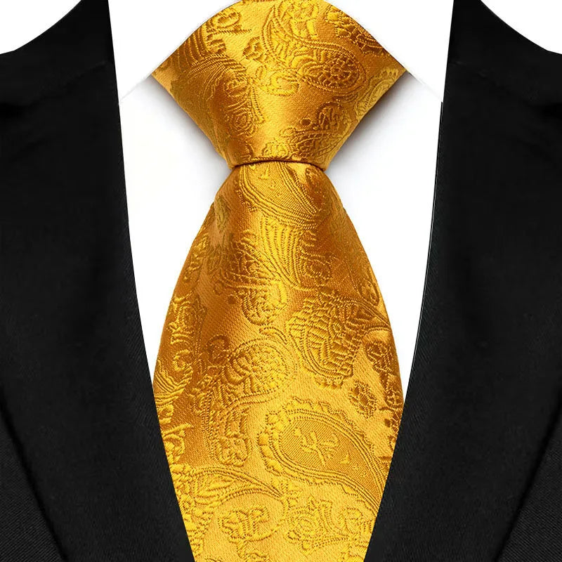 Men's Silk-Feel Necktie – 8cm Knit Polyester | Solid Colours | 18 Shades | Business & Formal Wear