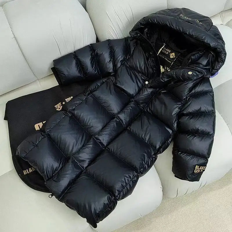Kids' 90% Duck Down Winter Jacket – Hooded Long Parka | Unisex Boys & Girls | Ages 5–15 | Sizes 120–170cm