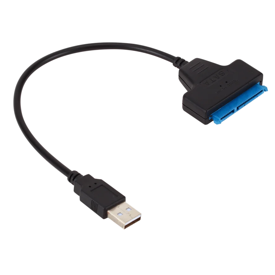 SATA to USB 3.0 / 2.0 Cable Up to 6 Gbps for 2.5 Inch External HDD SSD Hard Drive SATA 3 22 Pin Adapter USB 2.0 to Sata III Cord