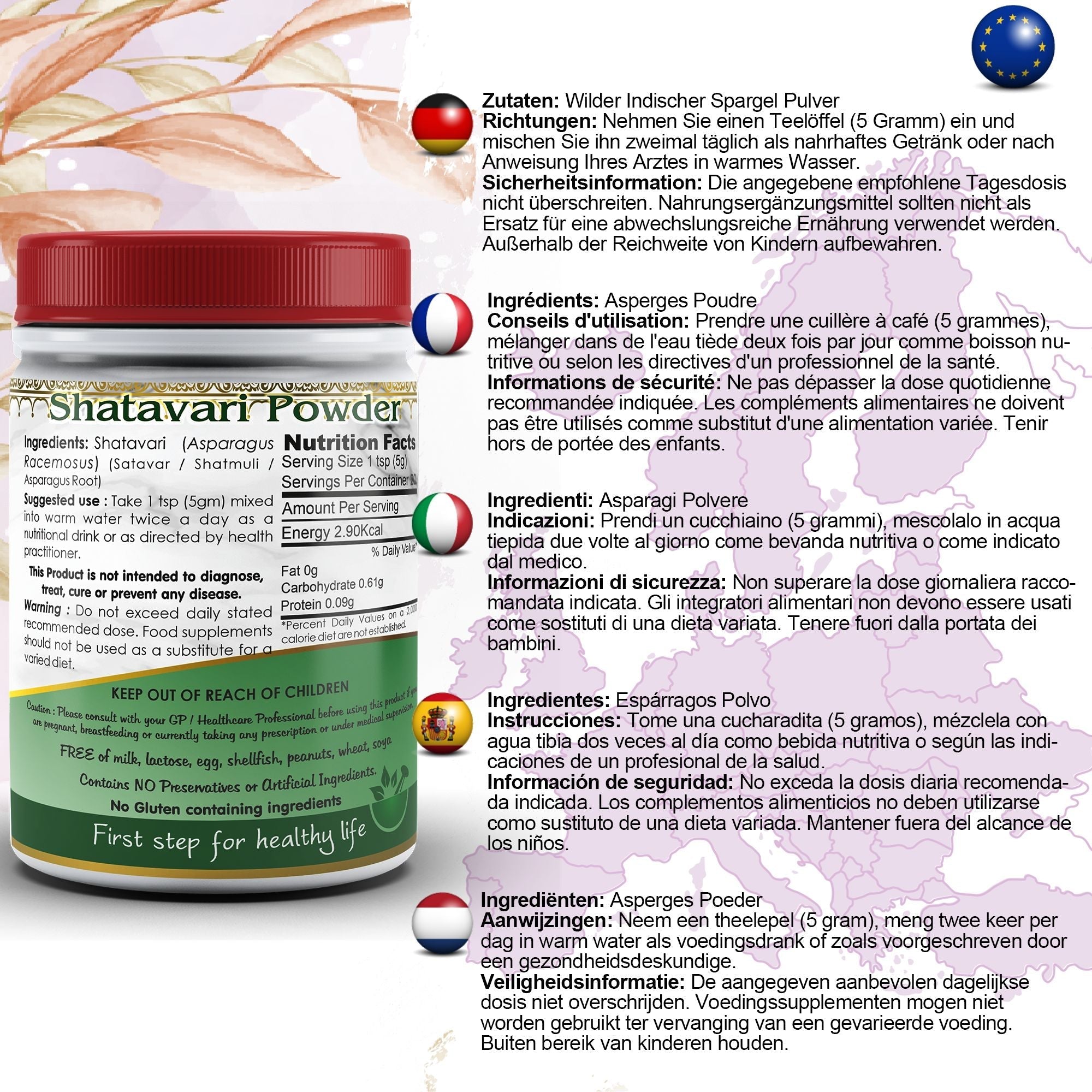 Aushadh Shatavari Powder 100 gram - Women's Wellness Support