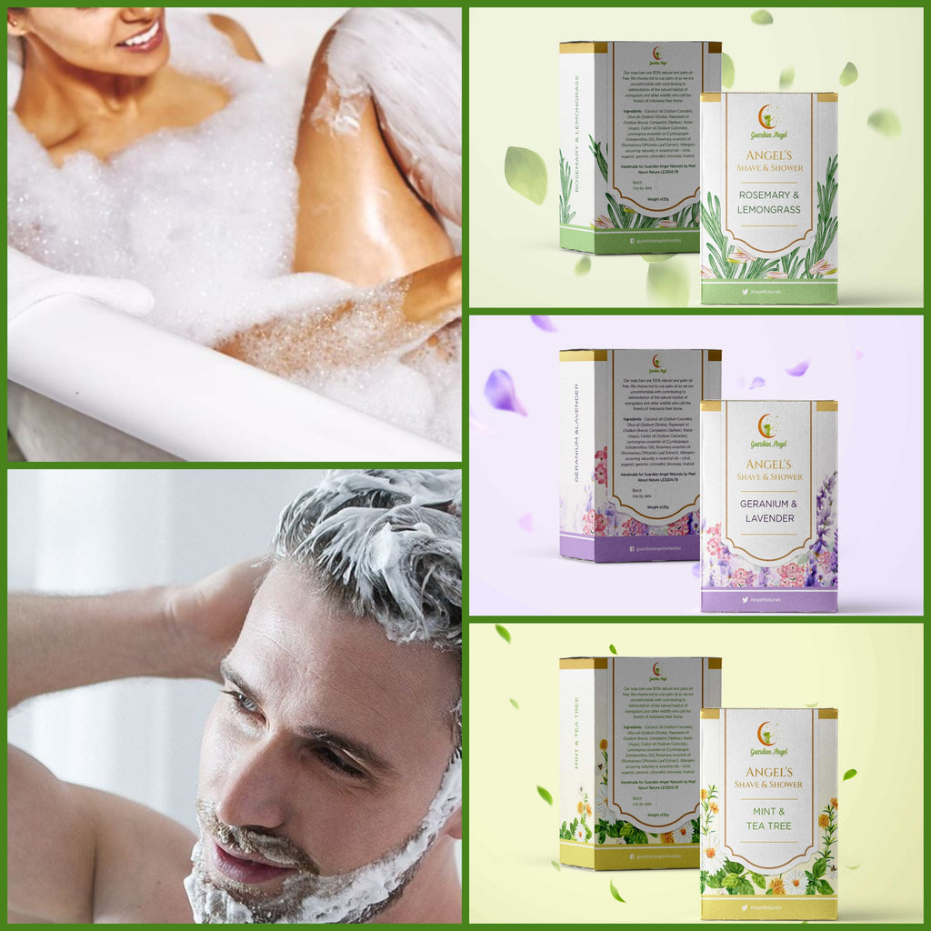 All-In-One SHAVE, SHOWER & SHAMPOO BAR 125g
