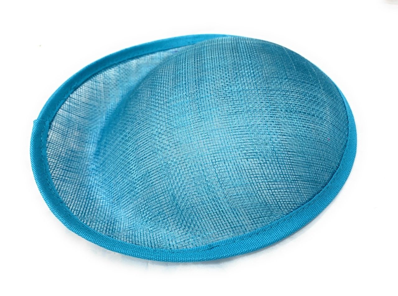 20cm Round Sinamay Dipped Fascinator Base Hat Saucer