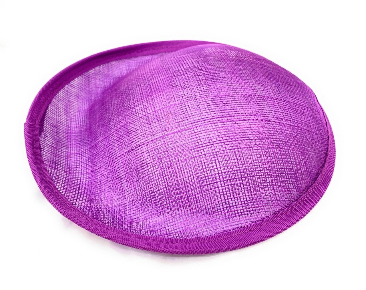 20cm Round Sinamay Dipped Fascinator Base Hat Saucer