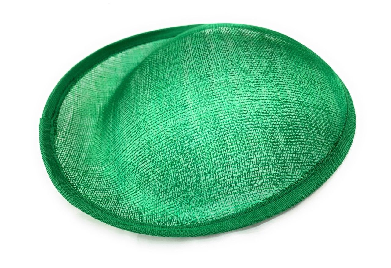 20cm Round Sinamay Dipped Fascinator Base Hat Saucer