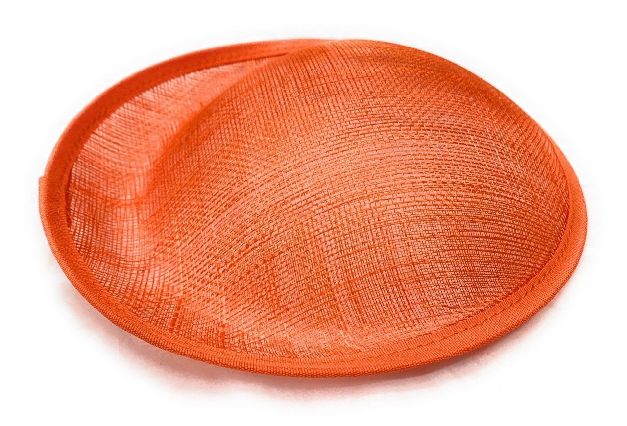 20cm Round Sinamay Dipped Fascinator Base Hat Saucer