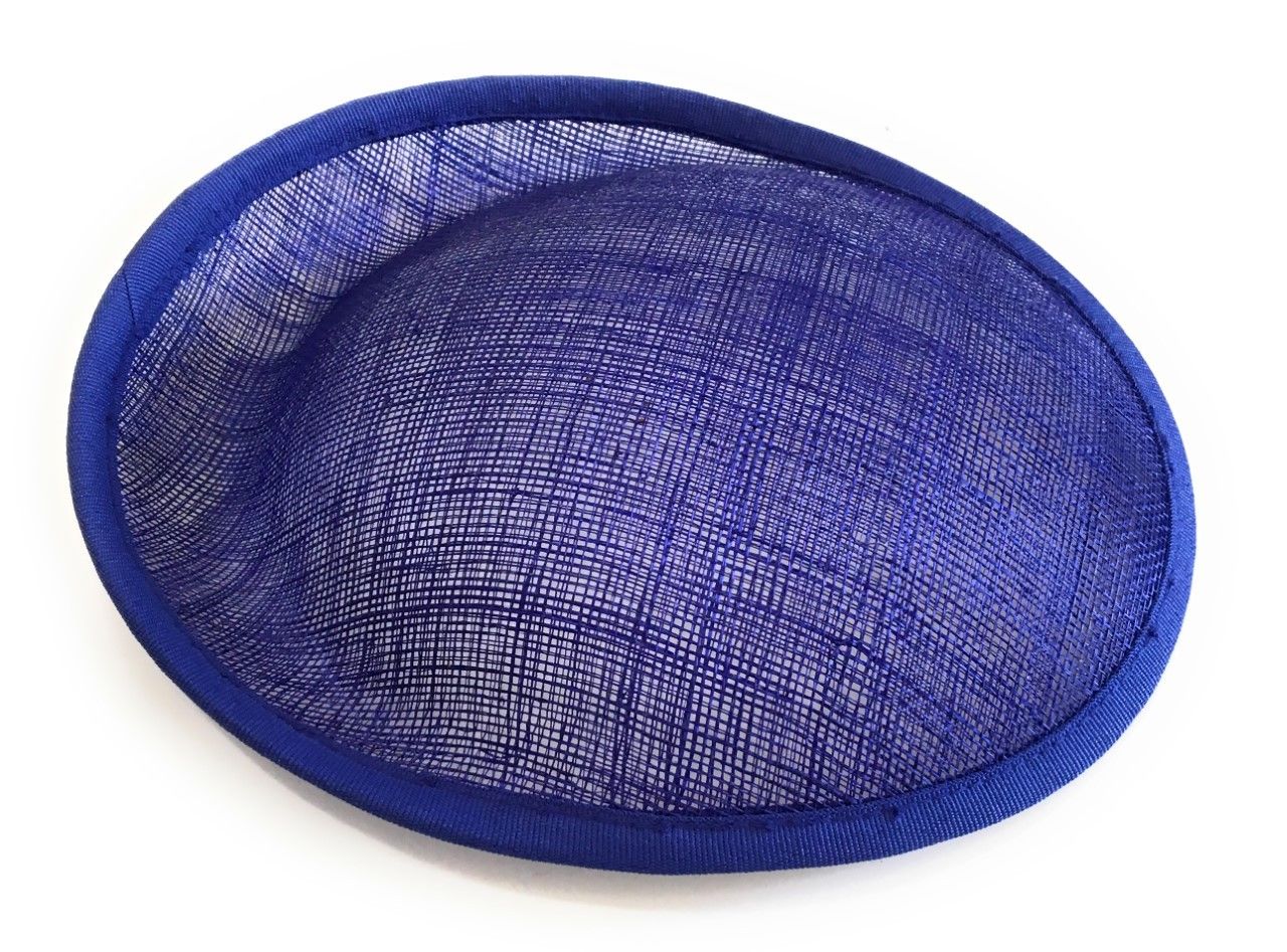 20cm Round Sinamay Dipped Fascinator Base Hat Saucer