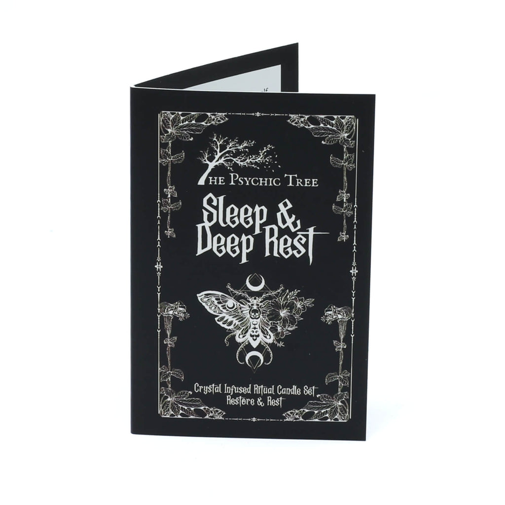 Sleep & Deep Rest - Crystal Infused Ritual Candle Set