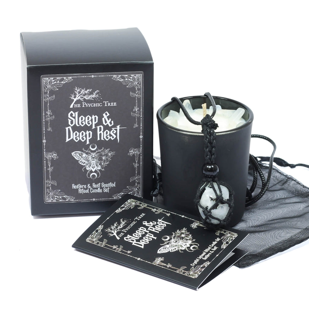 Sleep & Deep Rest - Crystal Infused Ritual Candle Set