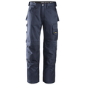 Snickers 3312 Craftsmen Trousers, DuraTwill Navy Blue 38" Waist, 32" Leg - Snickers Size 54
