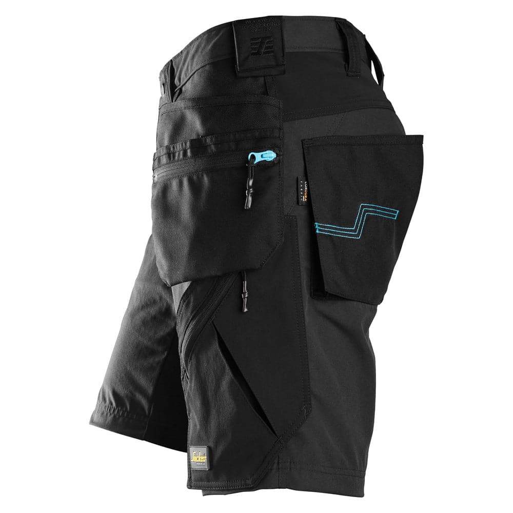 Snickers 6110 LiteWork, 37.5® Work Shorts Holster Pockets Black Snickers 44 / 30" Waist