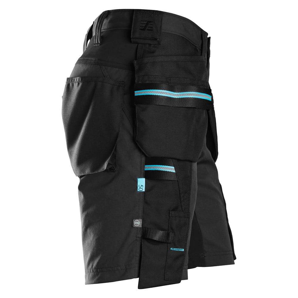Snickers 6110 LiteWork, 37.5® Work Shorts Holster Pockets Black Snickers 44 / 30" Waist