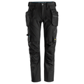 Snickers 6208 LiteWork, Detachable Holster Pocket Kneepad Work Trousers Black
