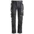 Snickers 6241 AllroundWork, Stretch Work Knee Pad Trousers Holster Pockets Steel Grey