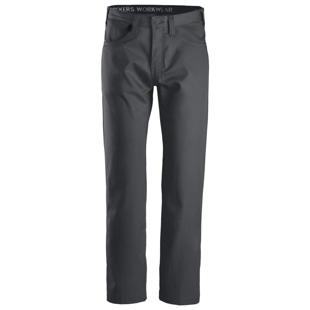 Snickers 6400 Service Chinos Steel Grey 33" Waist - 32" Leg - Snickers Size 48