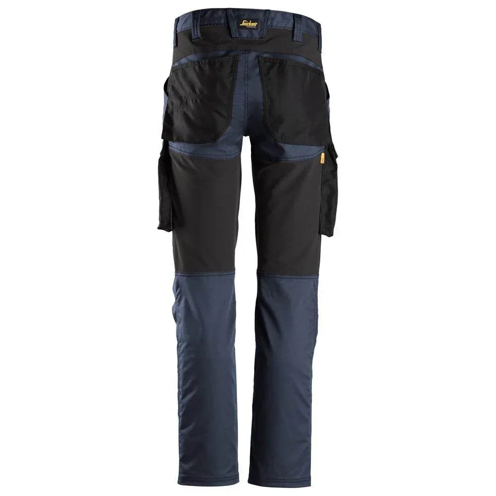 Snickers 6803 AllroundWork, Stretch Trousers without Knee Pockets Navy