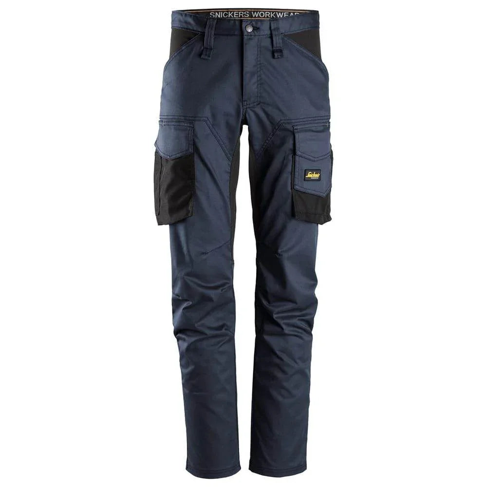 Snickers 6803 AllroundWork, Stretch Trousers without Knee Pockets Navy