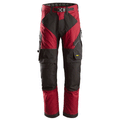 Snickers 6903 FlexiWork Stretch Kneepad Work Trousers Chilli Red 35" Waist - 37" Leg - Snickers 250