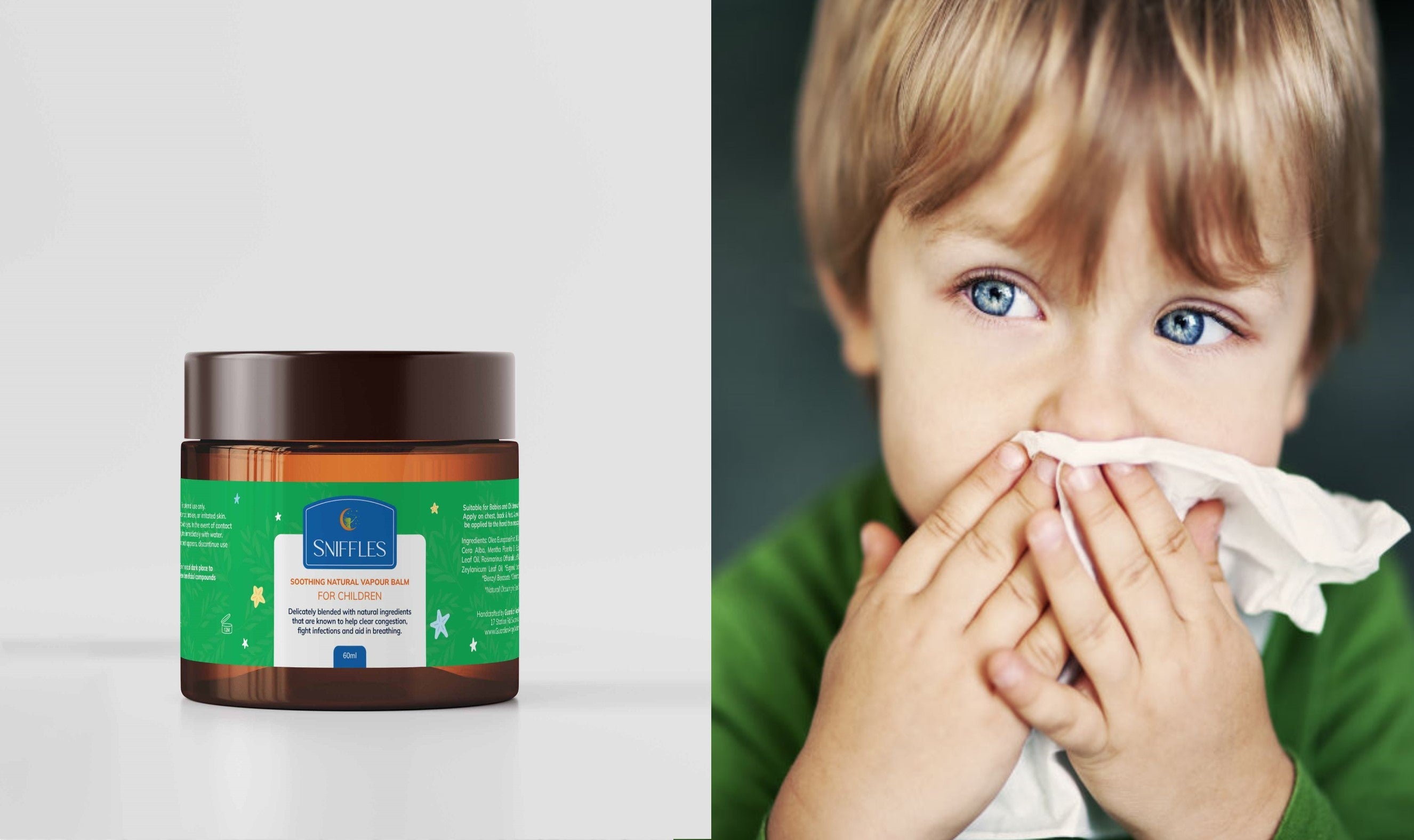 SNIFFLES - Children's Vapour Rub with All Natural Ingredients