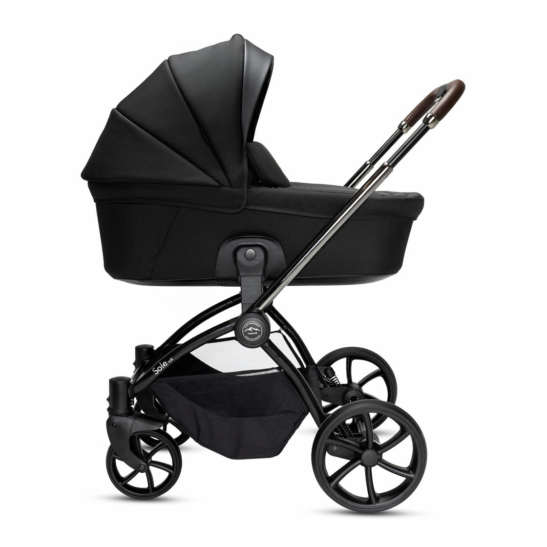 Noordi Sole V3 3in1 with Travel Carrier Car Seat, Slate Black