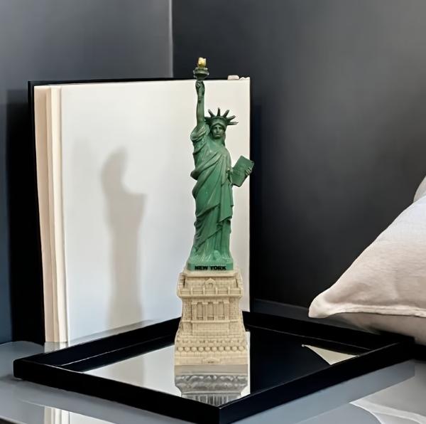 Vintage Liberty Resin Bust Sculpture