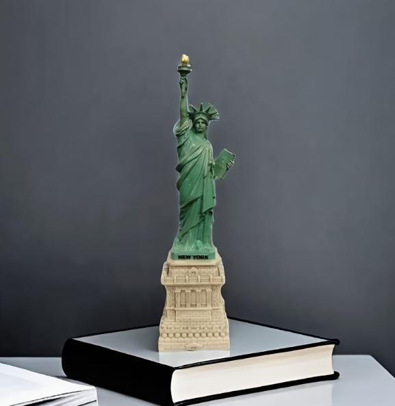 Vintage Liberty Resin Bust Sculpture