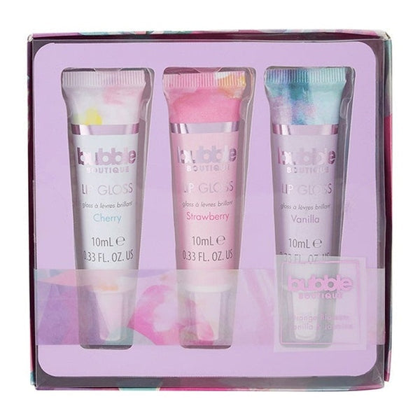 Style & Grace Bubble Boutique Lip Gloss Gift Set 3 x 10ml