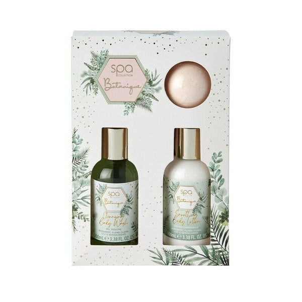 Style & Grace Mini Treats Gift Set Eco Packaging 100ml Body Wash + 100ml Body Lotion + 55g Bath Fizzer
