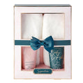 Style & Grace Signature Fluffy Slipper Gift Set 150ml Body Wash + 150ml Body Lotion + Slippers