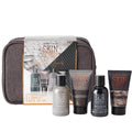 Style & Grace Skin Expert for Him Travel Bag Gift Set 100ml Shower Gel + 100ml Shampoo + 50ml Face Scrub + 50ml Body Lotion + Wash Bag