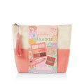 Sunkissed Hidden Paradise Gift Set 5 Pieces (This gift set contains:

4g Highlighter
4g Bronzer
8.4g Eyeshadow Palette
3.3g Lipstick
Cosmetic Bag)