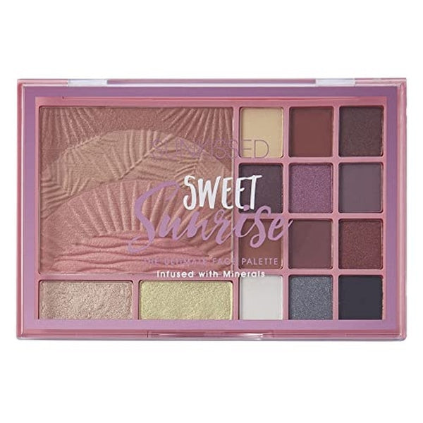 Sunkissed Sweet Sunrise Ultimate Face Palette Gift Set 15 Pieces (12 x 0.95g Eyeshadows
2 x 1.75g Highlighters
17.5g Bronzer/Blusher)