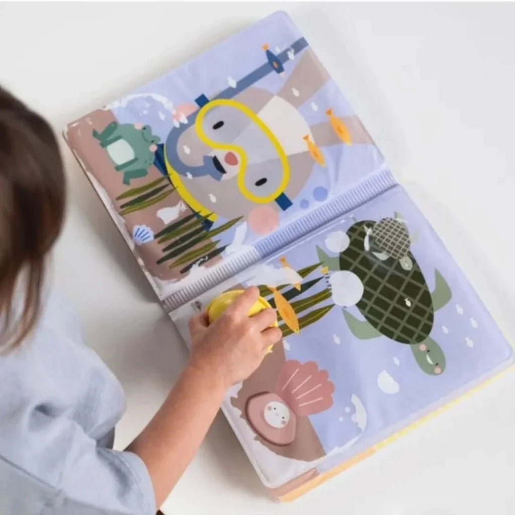 Taf Toys Peek-A-Boo Water Book with Magic Stamp